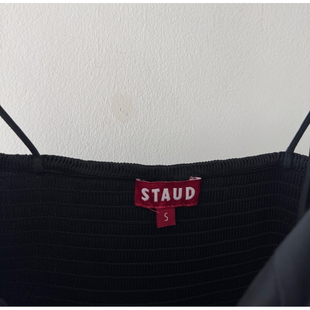 STAUD Landry Black Mini Dress S - Picture 5 of 6